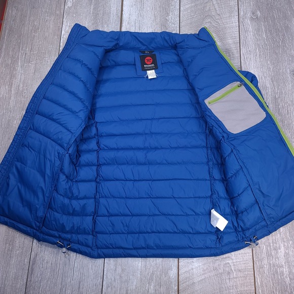 Rossignol Puffer Jacket Women Medium Blue Down Insulated Lightweight Quilted - Picture 2 of 8
